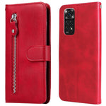 For Xiaomi Redmi Note 11 4G (Qualcomm)/Redmi Note 11S 4G Magnetic Clasp Phone Cover Shell Zipper Pocket Shockproof Flip Wallet Phone Case