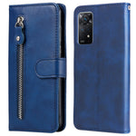 For Xiaomi Redmi Note 12 Pro 4G / 11 Pro 4G (MediaTek) / Note 11 Pro 5G (Qualcomm) PU Leather Cell Phone Bag Case Magnetic Clasp Zipper Pocket Wallet Phone Cover