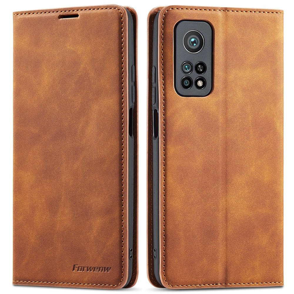 FORWENW För Xiaomi Redmi Note 12 Pro 4G / 11 Pro 4G (MediaTek) / Note 11 Pro 5G (Qualcomm) Fantasy Series Skin-touch PU-lädermobilskal Stativ Plånbok mobilskal Fallskyddande Folio Flip-fodral