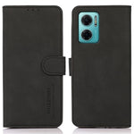 KHAZNEH För Xiaomi Redmi Note 11E 5G / Redmi 10 5G / 10 Prime+ 5G SlimAdjustable Stand Texturerat PU-läder Plånboksfodral Stötdämpande Flip Mobilskal