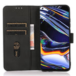 KHAZNEH För Xiaomi Redmi Note 11E 5G / Redmi 10 5G / 10 Prime+ 5G SlimAdjustable Stand Texturerat PU-läder Plånboksfodral Stötdämpande Flip Mobilskal