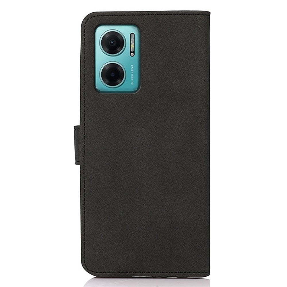 KHAZNEH För Xiaomi Redmi Note 11E 5G / Redmi 10 5G / 10 Prime+ 5G SlimAdjustable Stand Texturerat PU-läder Plånboksfodral Stötdämpande Flip Mobilskal
