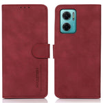 KHAZNEH För Xiaomi Redmi Note 11E 5G / Redmi 10 5G / 10 Prime+ 5G SlimAdjustable Stand Texturerat PU-läder Plånboksfodral Stötdämpande Flip Mobilskal
