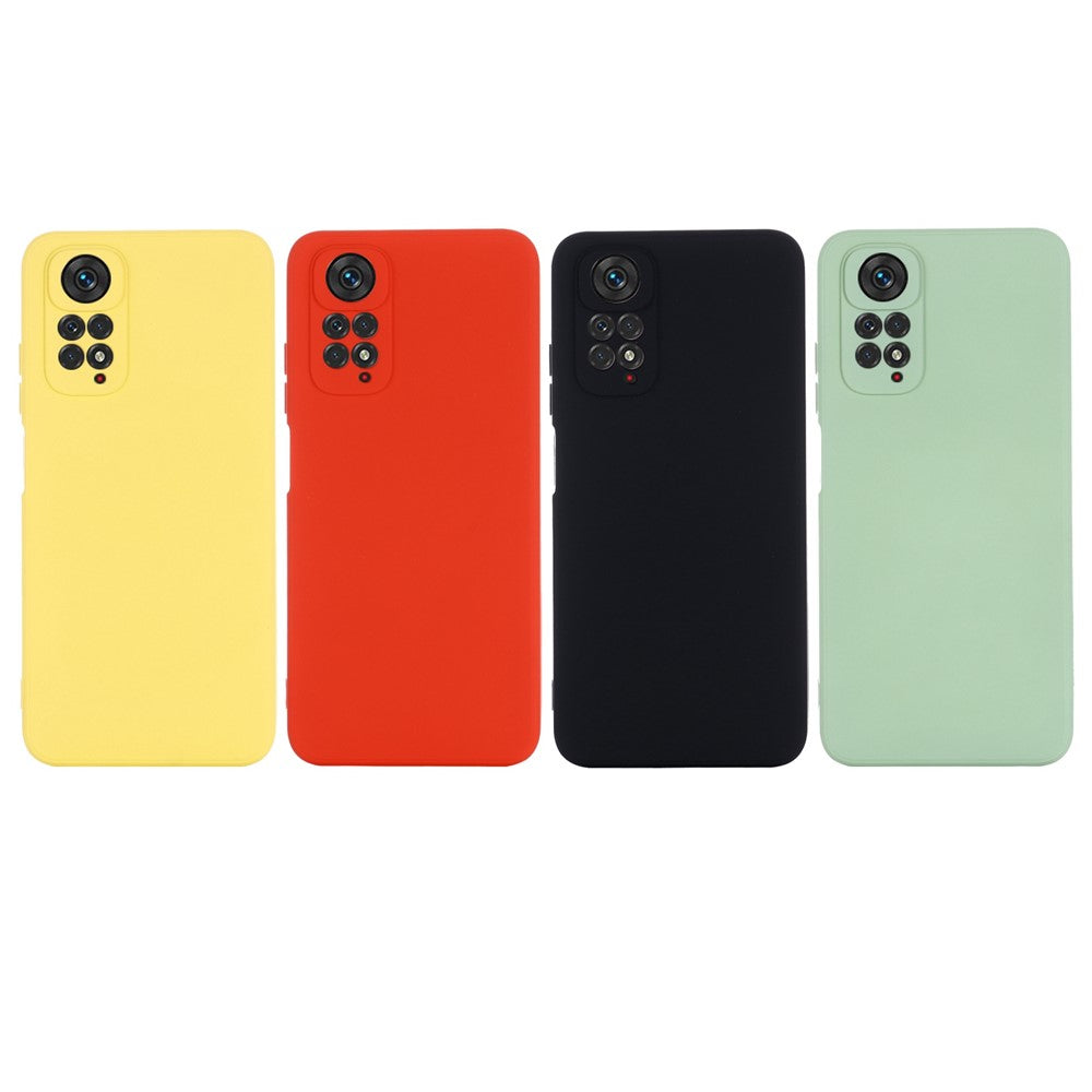 For Xiaomi Redmi Note 12 Pro 4G / 11 Pro 4G (MediaTek) / Note 11 Pro 5G (Qualcomm) Shockproof Liquid Silicone Phone Case Silky-Soft Shell with Strap