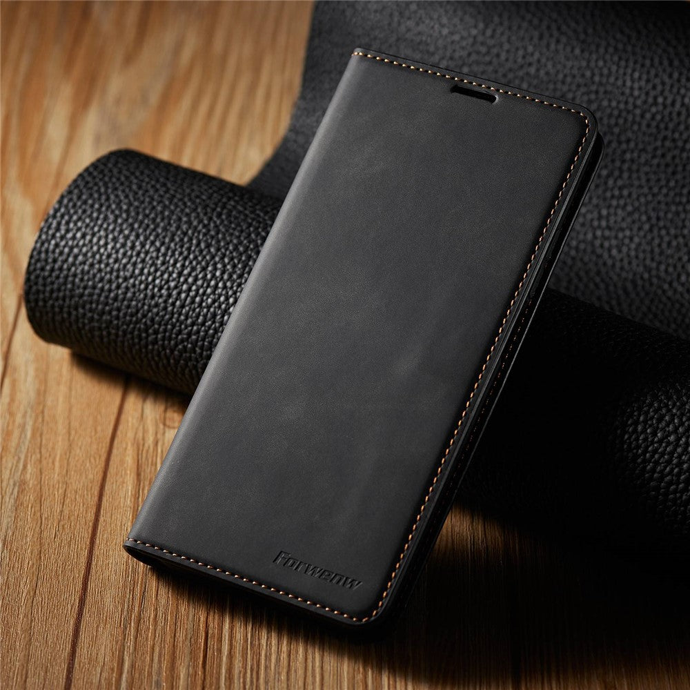 FORWENW til Xiaomi Redmi Note 11 4G (Qualcomm) Fantasy Series skin-touch PU-læderetui med god beskyttelse, faldsikring, stativ og pung til mobiltelefon
