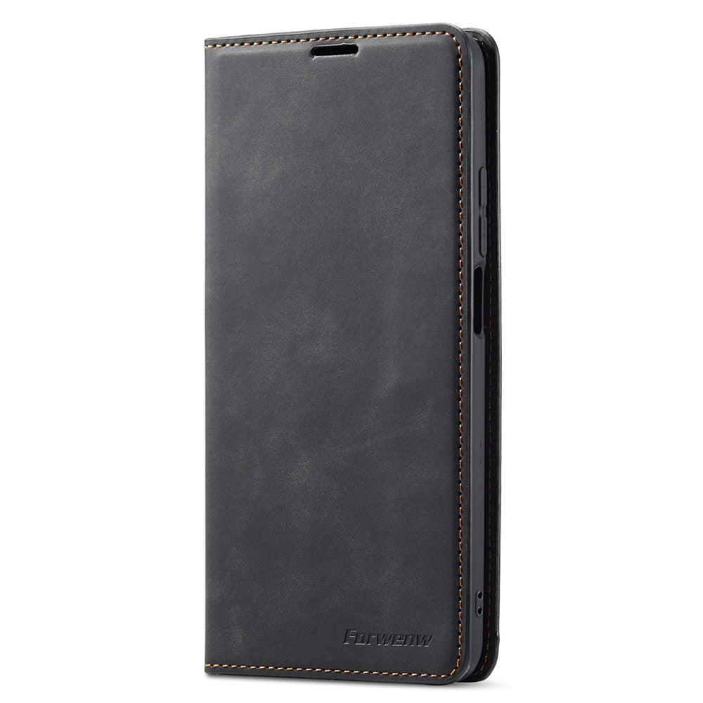 FORWENW til Xiaomi Redmi Note 11 4G (Qualcomm) Fantasy Series skin-touch PU-læderetui med god beskyttelse, faldsikring, stativ og pung til mobiltelefon