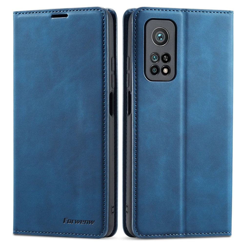 FORWENW för Xiaomi Redmi Note 11 4G (Qualcomm Fantasy Series) - Skin-touch PU-läder - Välskyddat fodral med fallskydd, stativ och plånbok.