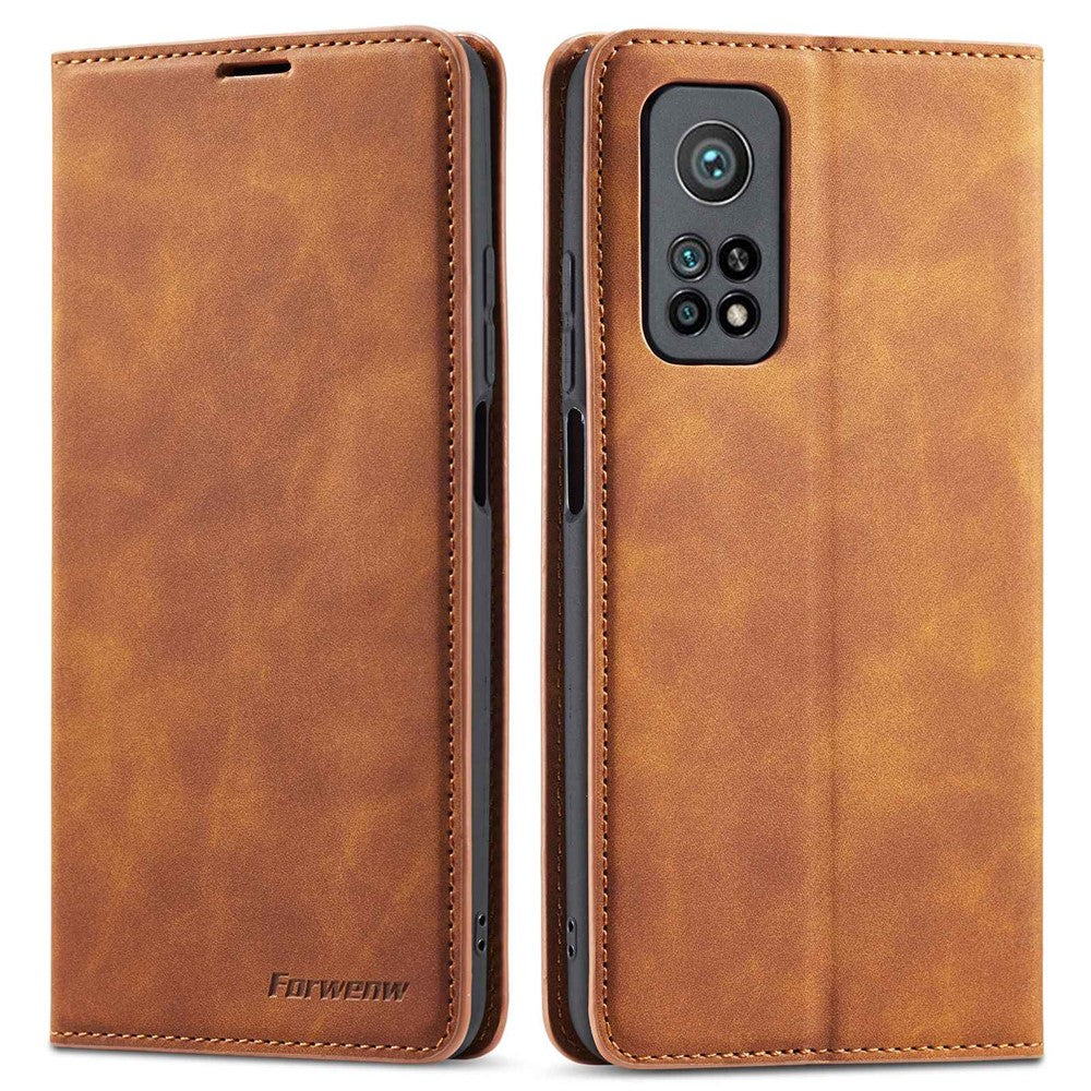 FORWENW för Xiaomi Redmi Note 11 4G (Qualcomm Fantasy Series) - Skin-touch PU-läder - Välskyddat fodral med fallskydd, stativ och plånbok.
