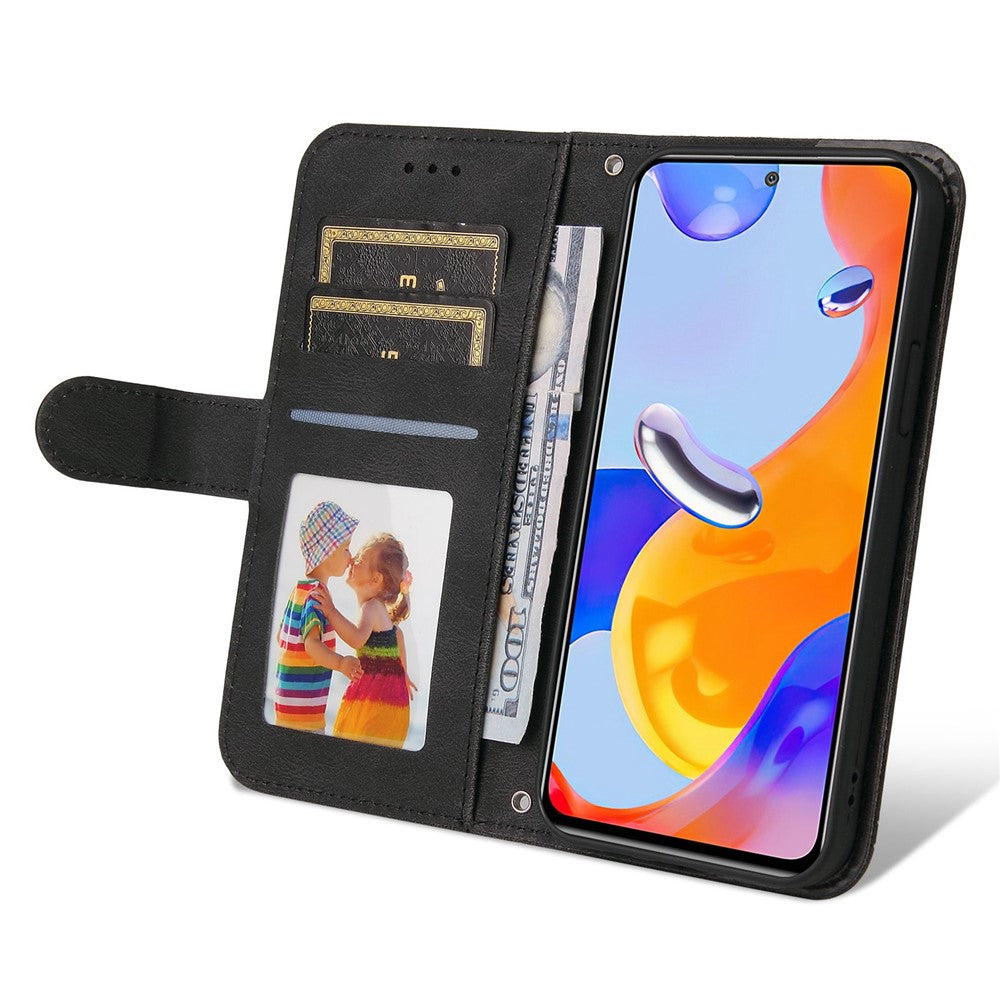 For Xiaomi Redmi Note 12 Pro 4G / 11 Pro 4G (Mediatek) / Note 11 Pro 5G (Qualcomm) / Note 11E Pro Leather Cases Phone Cover Stand with Strap