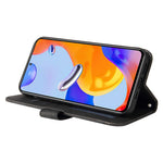 For Xiaomi Redmi Note 12 Pro 4G / 11 Pro 4G (Mediatek) / Note 11 Pro 5G (Qualcomm) / Note 11E Pro Leather Cases Phone Cover Stand with Strap
