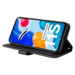 For Xiaomi Redmi Note 11 4G (Qualcomm) / Note 11S 4G Leather Wallet Cases Skin Touch Phone Cover Stand with Strap