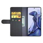 For Xiaomi 11T/11T Pro Split Genuine Leather Phone Case TPU Inner Shell Wallet Stand Folio Flip Cover