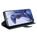 For Xiaomi 11T/11T Pro Split Genuine Leather Phone Case TPU Inner Shell Wallet Stand Folio Flip Cover