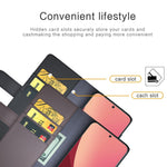 For Xiaomi 12/12X/12S 5G Phone Case Collection Split Genuine Leather Wallet Book Stand Folio Cover with TPU Inner Shell
