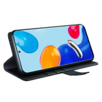 For Xiaomi Redmi Note 11 4G (Qualcomm)/Redmi Note 11S 4G Magnetic Split Genuine Leather Phone Case Soft TPU Viewing Stand Wallet Flip Folio Cover