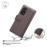 For Xiaomi Redmi Note 11 4G (Qualcomm)/Redmi Note 11S 4G Magnetic Split Genuine Leather Phone Case Soft TPU Viewing Stand Wallet Flip Folio Cover