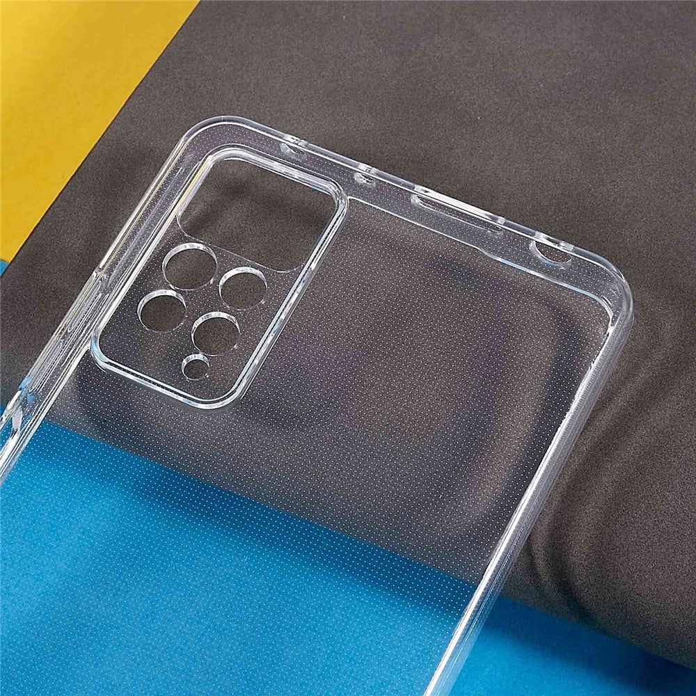 Xiaomi Redmi Note 11 Pro 4G (Mediatek) / Redmi Note 11 Pro 5G (Qualcomm) 2,0 mm tjockt vattenstämpelfritt genomskinligt TPU ultratunt lätt mobilskal