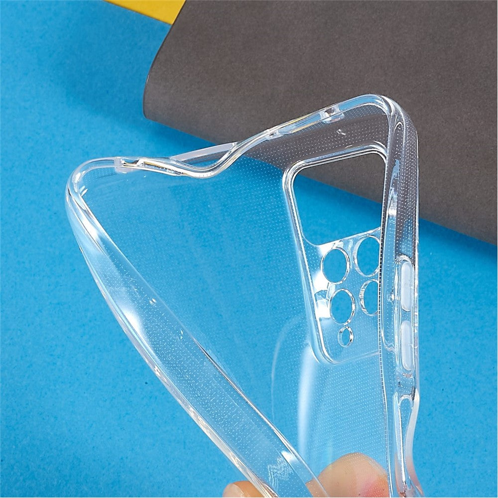 For Xiaomi Redmi Note 11 Pro 4G (Mediatek) / Redmi Note 11 Pro 5G (Qualcomm) 2.0mm Thickness Watermark-Free Clear TPU Ultra-Slim Light Phone Case