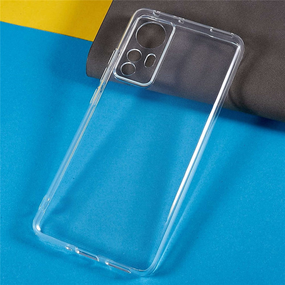 For Xiaomi 12 / 12X / 12S 5G 2mm Thickened Soft TPU Cover Watermark-Resistant Shockproof Phone Protection Case