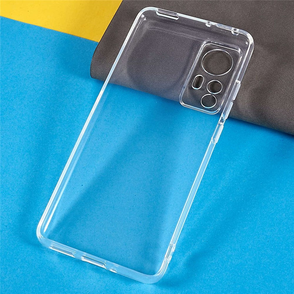 For Xiaomi 12 / 12X / 12S 5G 2mm Thickened Soft TPU Cover Watermark-Resistant Shockproof Phone Protection Case