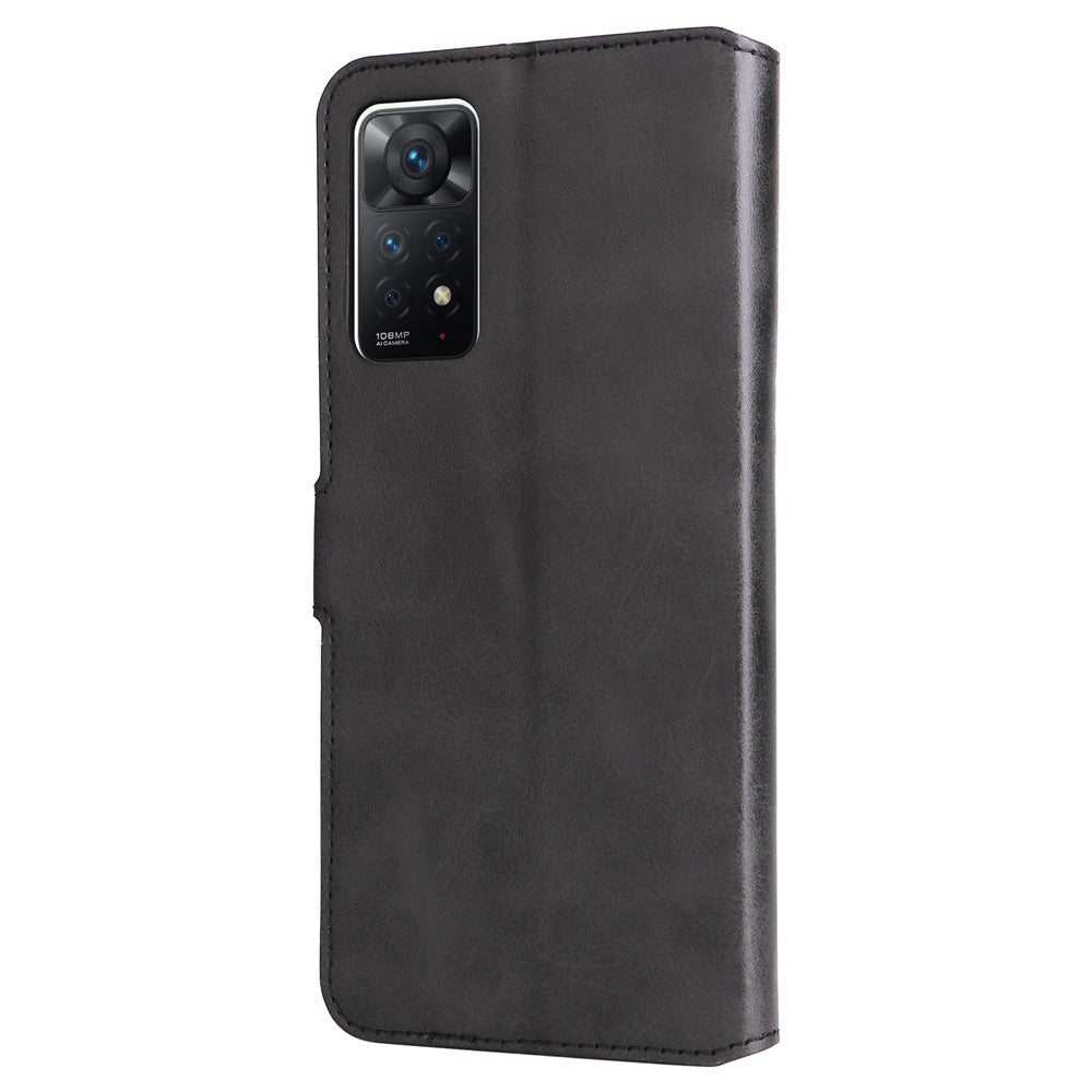 For Xiaomi Redmi Note 12 Pro 4G / 11 Pro 4G (MediaTek) / Note 11 Pro 5G (Qualcomm) / Note 11E Pro 5G PU Leather Wallet Cover Adjustable Stand Phone Case