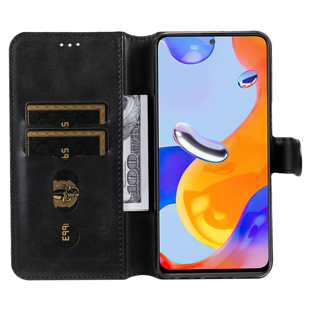 For Xiaomi Redmi Note 12 Pro 4G / 11 Pro 4G (MediaTek) / Note 11 Pro 5G (Qualcomm) / Note 11E Pro 5G PU Leather Wallet Cover Adjustable Stand Phone Case