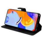 For Xiaomi Redmi Note 12 Pro 4G / 11 Pro 4G (MediaTek) / Note 11 Pro 5G (Qualcomm) / Note 11E Pro 5G PU Leather Wallet Cover Adjustable Stand Phone Case