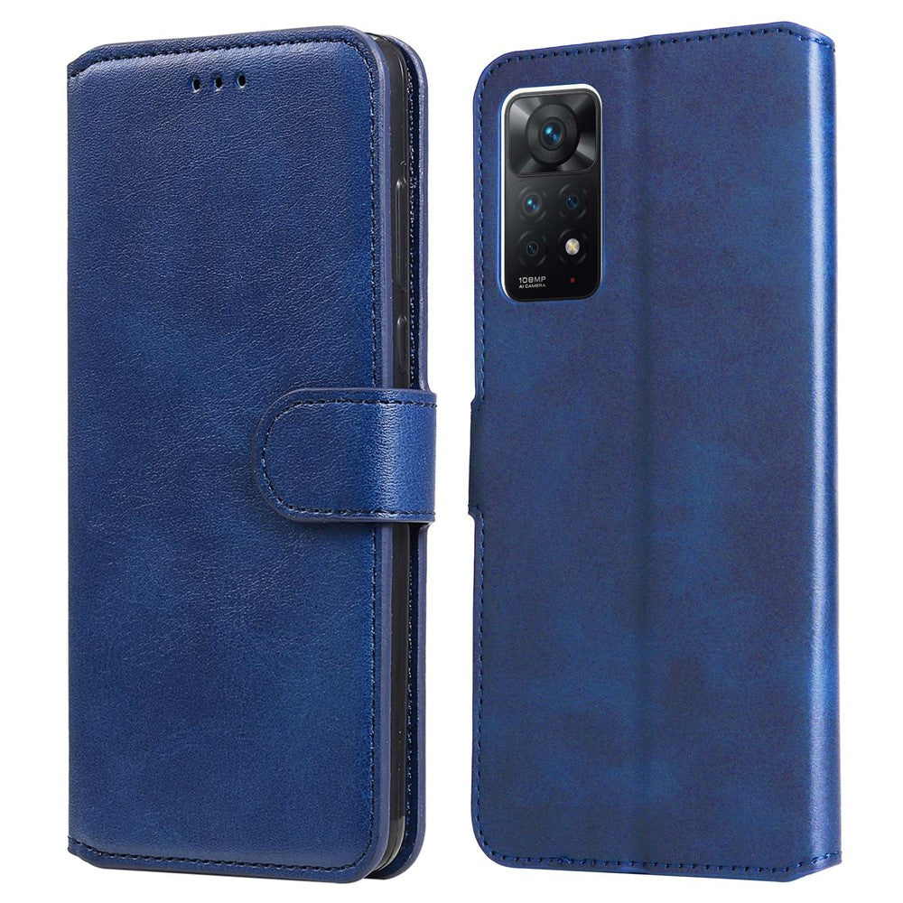 For Xiaomi Redmi Note 12 Pro 4G / 11 Pro 4G (MediaTek) / Note 11 Pro 5G (Qualcomm) / Note 11E Pro 5G PU Leather Wallet Cover Adjustable Stand Phone Case