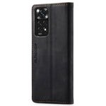 AUTSPACE A01 Series for Xiaomi Redmi Note 11 4G (Qualcomm)/Note 11S 4G PU Leather Case RFID Blocking Wallet Stand Flip Cover