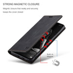 AUTSPACE A01 Series for Xiaomi Mi 11 Lite 4G/5G/11 Lite 5G NE PU Leather Case RFID Blocking Wallet Stand Flip Cover
