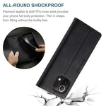 AUTSPACE A01 Series for Xiaomi Mi 11 Lite 4G/5G/11 Lite 5G NE PU Leather Case RFID Blocking Wallet Stand Flip Cover