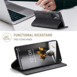 AUTSPACE A01 Series for Xiaomi 11T/11T Pro PU Leather Case RFID Blocking Vintage Wallet Stand Flip Cover