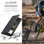 AUTSPACE A01 Series for Xiaomi 11T/11T Pro PU Leather Case RFID Blocking Vintage Wallet Stand Flip Cover