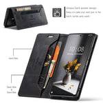 AUTSPACE A01 Series for Xiaomi 11T/11T Pro PU Leather Case RFID Blocking Vintage Wallet Stand Flip Cover