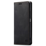 AUTSPACE A01 Series for Xiaomi Poco M5s 4G / Redmi Note 10 4G / Redmi Note 10S 4G PU Leather Case RFID Blocking Wallet Stand Flip Cover
