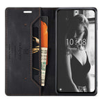 AUTSPACE A01 Series for Xiaomi Redmi Note 10 Pro 4G (India)/(Global)/Note 10 Pro Max Leather Case RFID Blocking Wallet Stand Flip Cover