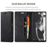 AUTSPACE A01 Series for Xiaomi Redmi Note 10 Pro 4G (India)/(Global)/Note 10 Pro Max Leather Case RFID Blocking Wallet Stand Flip Cover