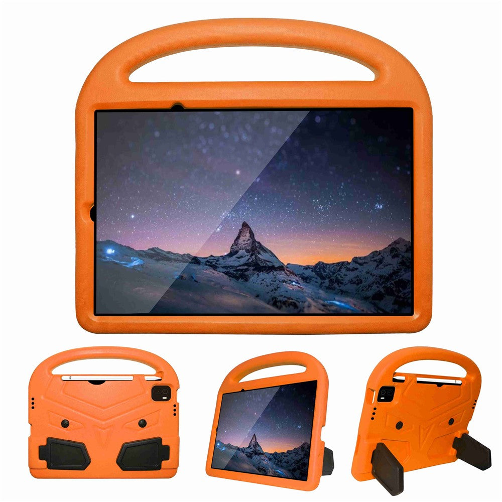 Xiaomi Pad 5/Pad 5 Pro bärbart handtag fågelmönster design fallskyddande EVA surfplatta med vikbart stöd