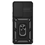 Xiaomi 12 Pro 5G/12S Pro 5G/12 Pro (Dimensity) 5G Stötsäkert mobilskyddsskal Ringstativ Hybrid PC + TPU-skal med Skjutbart Kameraskyddsfodral