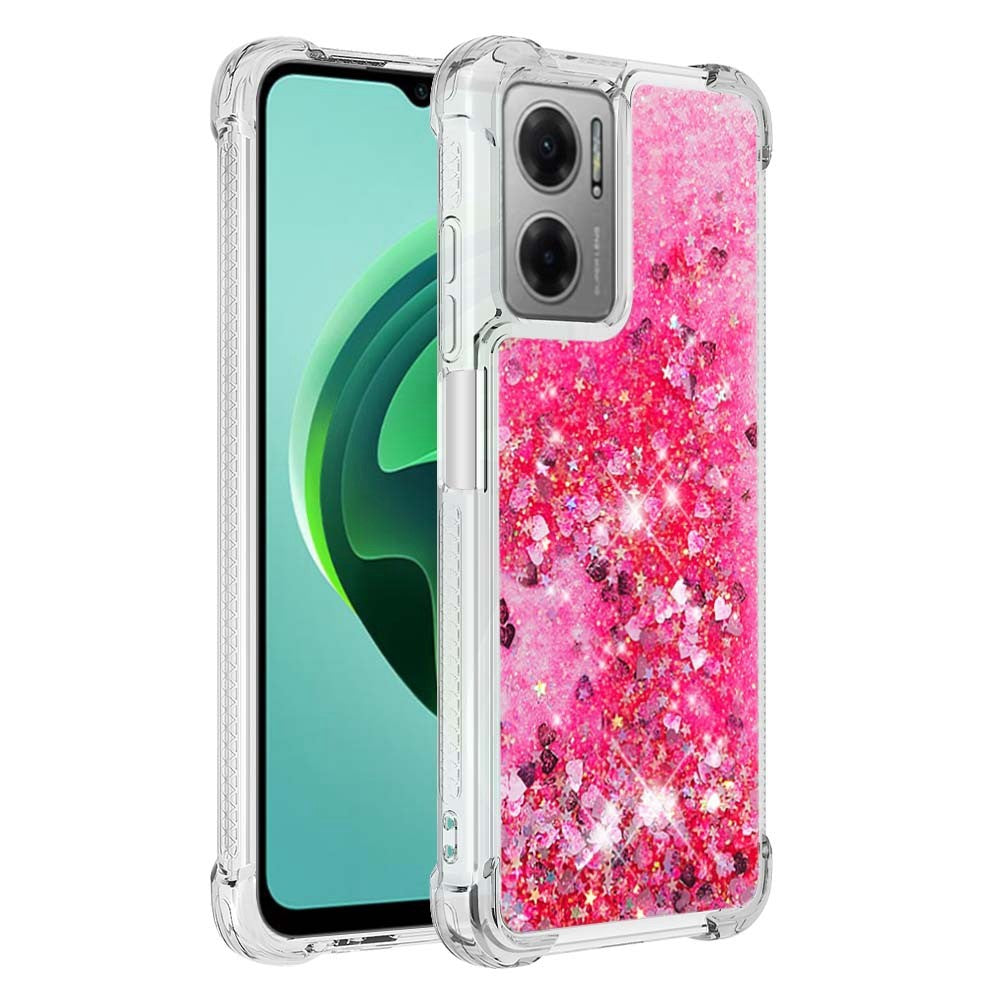 For Xiaomi Poco M4 5G / Redmi Note 11E 5G / 10 5G / 10 Prime+ 5G TPU Case Glitter Quicksand Shockproof Phone Back Cover