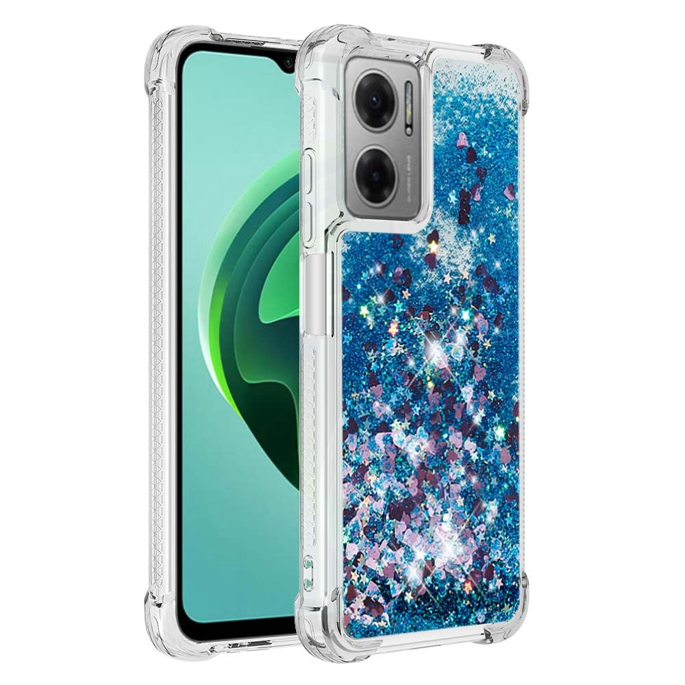 For Xiaomi Poco M4 5G / Redmi Note 11E 5G / 10 5G / 10 Prime+ 5G TPU Case Glitter Quicksand Shockproof Phone Back Cover