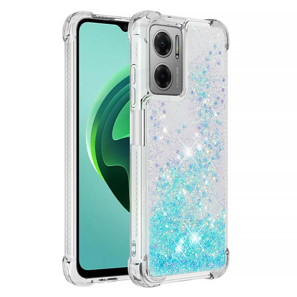 For Xiaomi Poco M4 5G / Redmi Note 11E 5G / 10 5G / 10 Prime+ 5G TPU Case Glitter Quicksand Shockproof Phone Back Cover