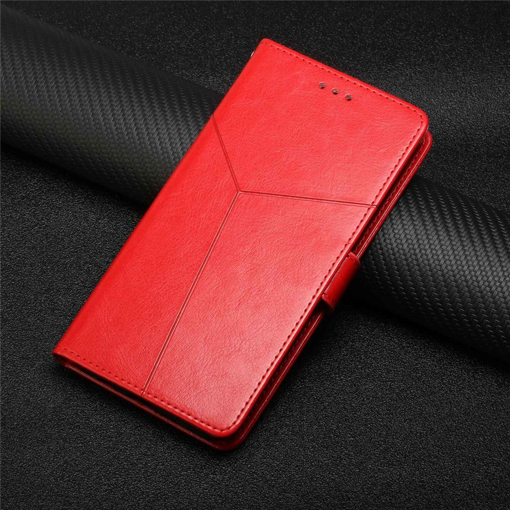 For Xiaomi Redmi Note 11 4G (Qualcomm)/Redmi Note 11S 4G PU Leather Imprinted Y-Shaped Lines Cover Stand Wallet All-Inclusive Protective Case with Strap