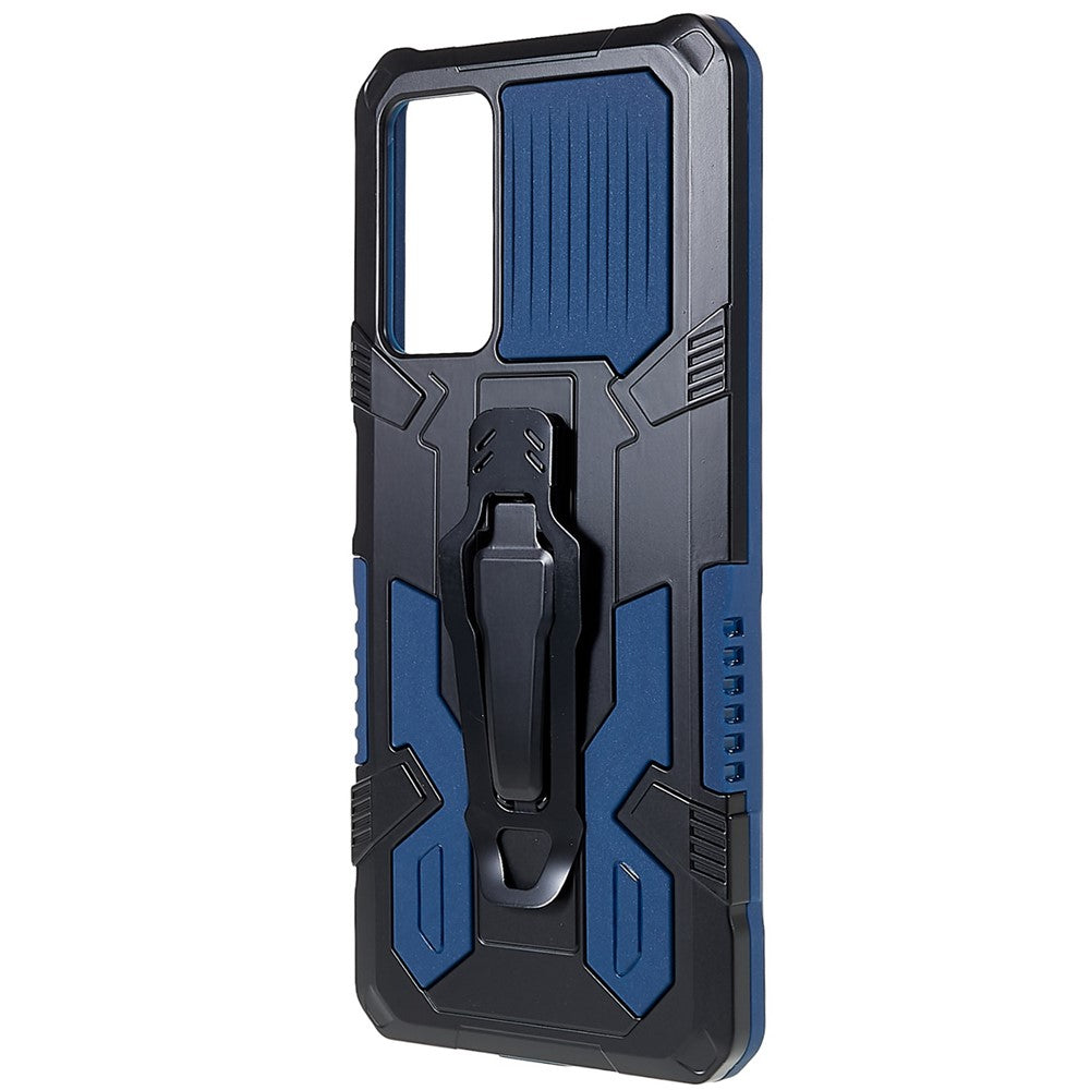 MechWarrior Project for Xiaomi Redmi Note 12 Pro 4G / 11 Pro 4G (MediaTek) / Note 11 Pro 5G (Qualcomm) Protective Case TPU + PC Tough Armor Anti-drop Phone Cover with Back Clip Kickstand
