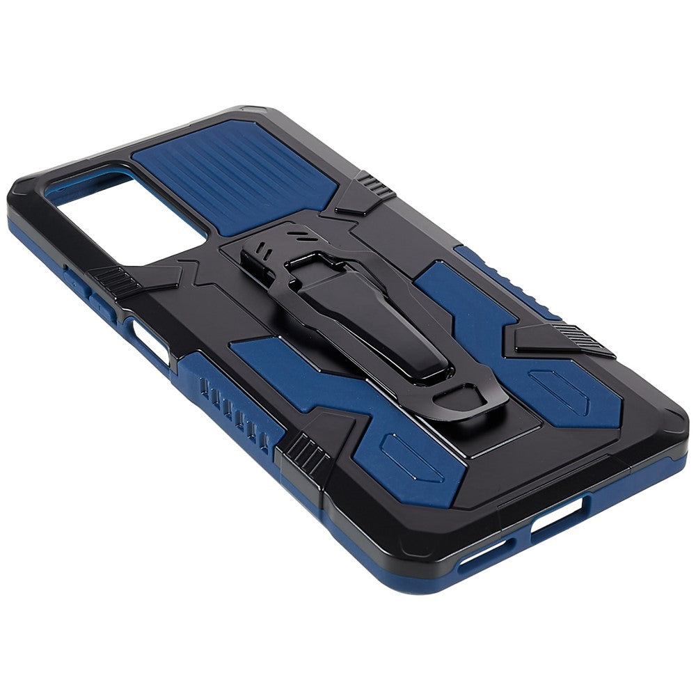 MechWarrior Project for Xiaomi Redmi Note 12 Pro 4G / 11 Pro 4G (MediaTek) / Note 11 Pro 5G (Qualcomm) Protective Case TPU + PC Tough Armor Anti-drop Phone Cover with Back Clip Kickstand