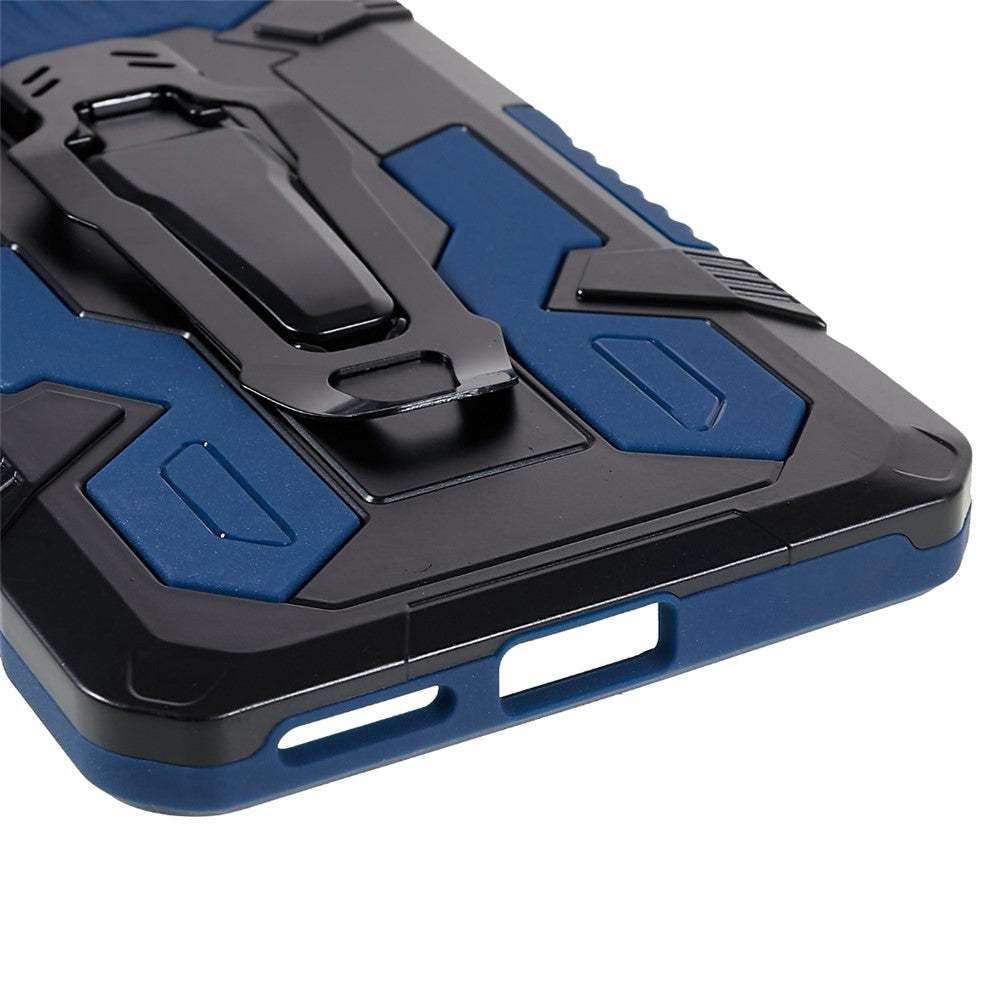 MechWarrior Project for Xiaomi Redmi Note 12 Pro 4G / 11 Pro 4G (MediaTek) / Note 11 Pro 5G (Qualcomm) Protective Case TPU + PC Tough Armor Anti-drop Phone Cover with Back Clip Kickstand