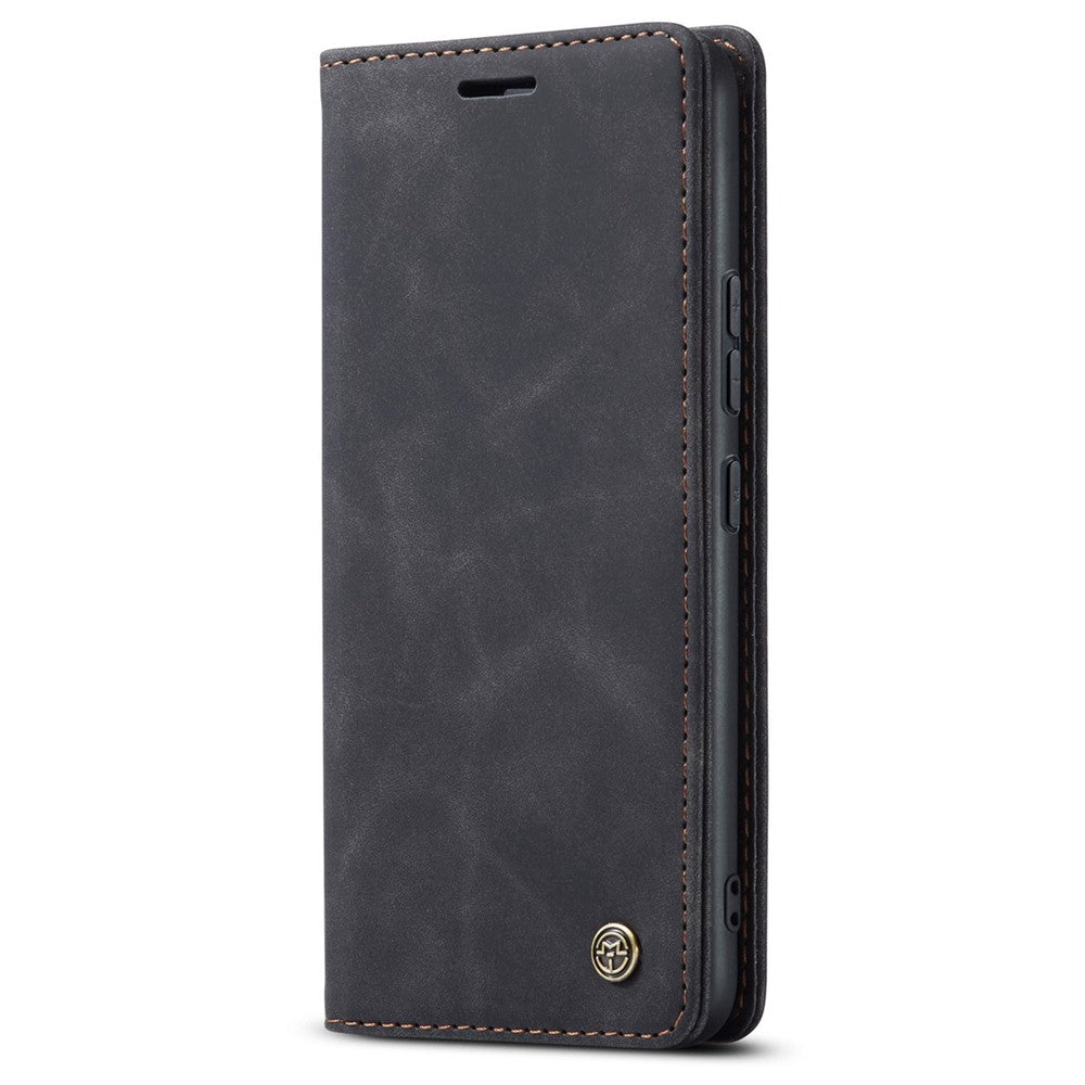 CASEME 013-serien multifunktionelt mobilcover til Xiaomi 12 Pro 5G/12S Pro 5G/12 Pro (Dimensity) 5G, selvklæbende PU-læderpung, foldbart stativcover