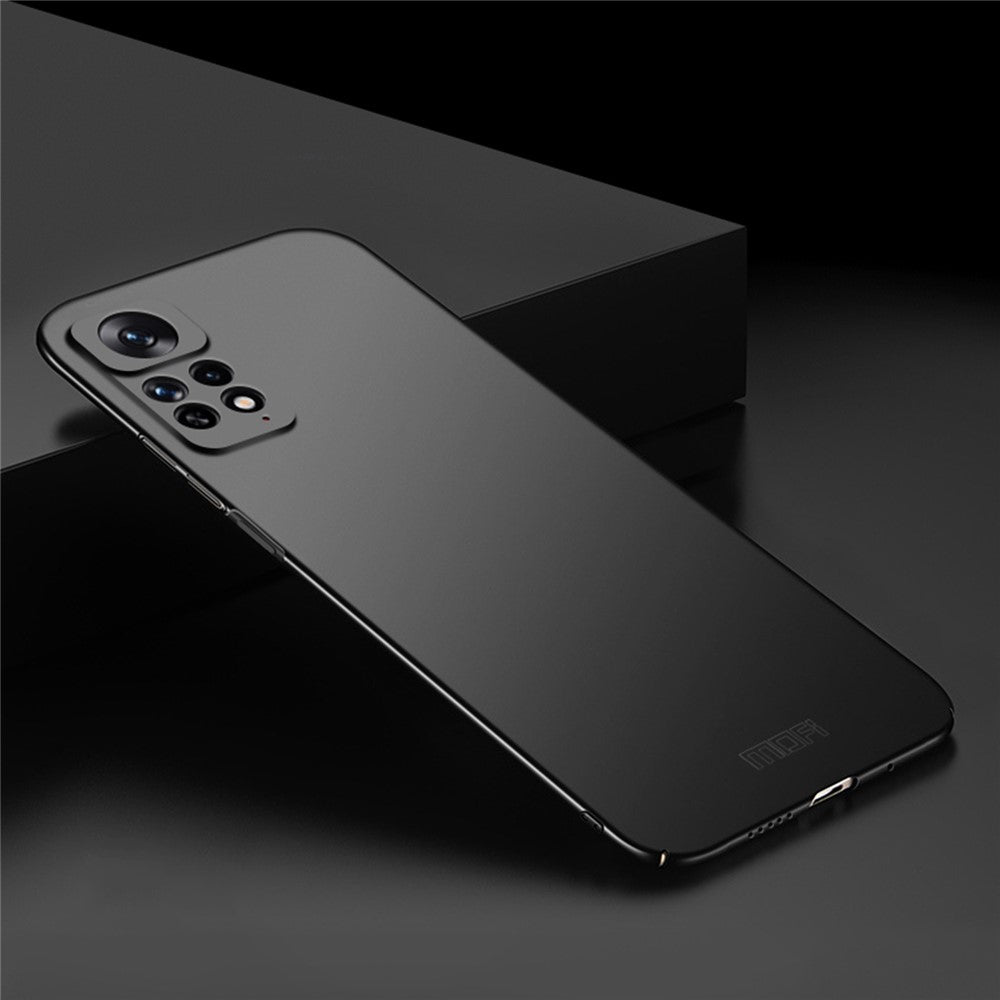 MOFI JK PC Series-1 Shield for Xiaomi Redmi Note 11 Pro 4G (MediaTek)/Note 11 Pro 5G (Qualcomm) Case Secure Grip Coated Non-Slip Matte Surface Hard PC Cover with Strap
