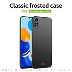 MOFI JK PC Series-1 Shield for Xiaomi Redmi Note 11 Pro 4G (MediaTek)/Note 11 Pro 5G (Qualcomm) Case Secure Grip Coated Non-Slip Matte Surface Hard PC Cover with Strap