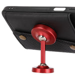 Xiaomi 12 Pro 5G/12S Pro 5G/12 Pro (Dimensity) 5G Reptåligt stativ Kortfack Design PU-läderbelagt TPU Mobilskal med inbyggd metallplåt